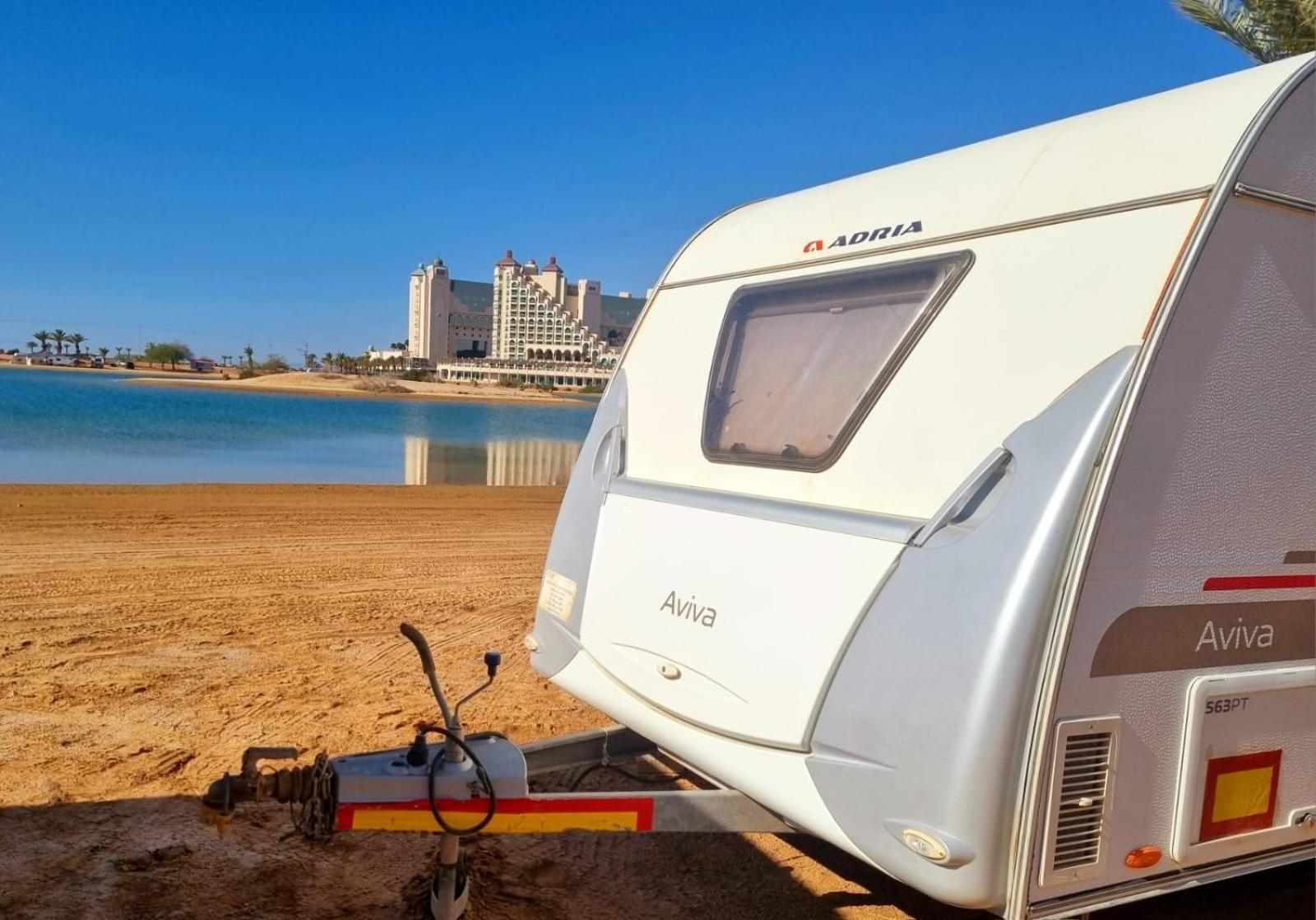 Caravan In The Desert Campsite Eilat